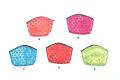 Cute Bright Brocade Pouch Small Cute Bright Brocade Pouch Small