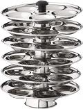 Tabakh 6-Rack Stainless Steel Baby Mini Idli Stand, Makes 30 Mini Idlys Tabakh 6-Rack Stainless Steel Baby Mini Idli Stand, Makes 30 Mini Idlys