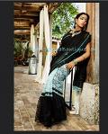 Minty Teal & Black Unique Half and Half saree Minty Teal & Black Unique Half and Half saree