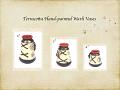 Terracotta Earthen Hand-Painted Warli Vases in White