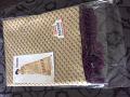 Beautiful Beige & Purple Tussar Silk Saree