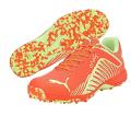 PUMA 22 FH RUBBER Cricket SHOES (ULTRA ORANGE/FAST YELLOW)