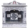 Silver Mandir for Home - Pure Silver Color - Without Door (Large) 