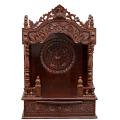 Wooden Engraved Home Puja Mandir Mandap Rosewood Temple 12 X 24 X 33 Inches
