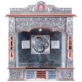 Pooja Bazar Steps Mandir (Silver Mandir Without Door, Large)
