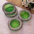 White Metal Traditional Design Coasters - 4 Pcs White Metal Traditional Design Coasters - 4 Pcs