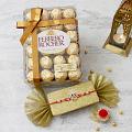 CZ & Beads Om Rakhi w/ A Box of Ferrero Rocher CZ & Beads Om Rakhi w/ A Box of Ferrero Rocher