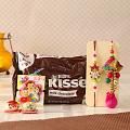 Multicolored Bhaiya Bhabhi & Kids Rakhi w/ Chocolate Pack