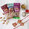 Bhaiya Bhabhi Rakhi w/ Trail Mix, Almonds & Cashews Bhaiya Bhabhi Rakhi w/ Trail Mix, Almonds & Cashews
