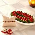 Beads Rakhi Beacelet w/ Kaju Sweets Beads Rakhi Beacelet w/ Kaju Sweets