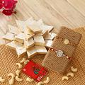 Two Beautiful Om Rakhis w/ Kaju Katli Two Beautiful Om Rakhis w/ Kaju Katli