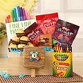 Kid's Rakhi Gift Hamper w/ Rakhi, Candy & Markers Kid's Rakhi Gift Hamper w/ Rakhi, Candy & Markers