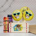Chota Bheem Rakhi w/ Color Pencils & Lollypops Chota Bheem Rakhi w/ Color Pencils & Lollypops