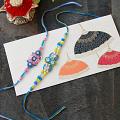 Set of 2 Beautiful Beaded Rakhi for Celebration Set of 2 Beautiful Beaded Rakhi for Celebration