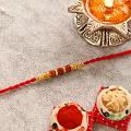 Joyous Bond Of Rudraksh Rakhi for Bhaiya Joyous Bond Of Rudraksh Rakhi for Bhaiya