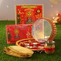 Karwachauth Essential Pooja Kit in Red Karwachauth Essential Pooja Kit in Red