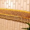 Antique Yellow & Golden Beads Bandhanwar, Door Hanging Toran 39" Antique Yellow & Golden Beads Bandhanwar, Door Hanging Toran 39"