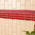 Appealing Pink & Blue Beads Door Toran, Bandhanwar 40" Appealing Pink & Blue Beads Door Toran, Bandhanwar 40"