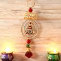 Stonework Tirupati Balaji Car Hanging Idol 6" Stonework Tirupati Balaji Car Hanging Idol 6"