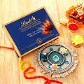 Lindt Milk Chocolate with Bhaidooj Tikka Thali Lindt Milk Chocolate with Bhaidooj Tikka Thali