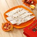Pooja Tikka Thali w/ Kaju Barfi Gift Set Pooja Tikka Thali w/ Kaju Barfi Gift Set