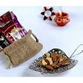 Bhaidooj Gift Hamper - Tikka w/ Dryfruits in White Metal Tray