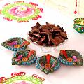 Multicolored Clay Diyas w/ Espresso Candy Pack