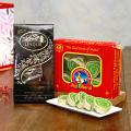 Lindt Lindor Cocoa Chocolate Truffles Pack w/ Pista Cassata Roll 450 Gms