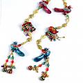 Traditional Peacock Bird Colorful Door Hanging decor Traditional Peacock Bird Colorful Door Hanging decor