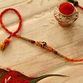 Traditional Bead Work Mauli Rakhi Traditional Bead Work Mauli Rakhi