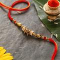 Elegant Elephant Design Antique Rakhi Elegant Elephant Design Antique Rakhi