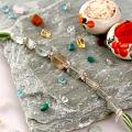 Beautiful Fluorite Stone Rakhi Beautiful Fluorite Stone Rakhi