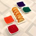 Badaam Gujiya Box w/ 4 Packs of Gulaal Holi Gift Hamper Badaam Gujiya Box w/ 4 Packs of Gulaal Holi Gift Hamper