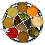 Stainless Steel Spice Box (masala dabba) with 13 spices Stainless Steel Spice Box (masala dabba) with 13 spices