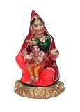 Yashodha Holding Baby Krishna Navarathri Golu Doll  