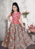 Very Pretty Pink Grey Lehenga Choli for Young Girls 6 to 12 Year Old Very Pretty Pink Grey Lehenga Choli for Young Girls 6 to 12 Year Old