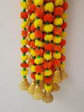 Artificial Flower Yellow Orange Marigold 