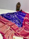Kubera Pattu saree with broquet unstitched blouse Kubera Pattu saree with broquet unstitched blouse