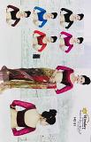 Velvet Full Sleeves Readymade Stitched Blouse (XL 28-42 Can Stretch)