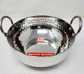Tabakh Stainless Steel Kadai Flat Bottom Size 10 Tabakh Stainless Steel Kadai Flat Bottom Size 10