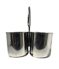Stainless Steel Serverware Deep Sagdaan / Serving Container - 2, 3, 4 Bowls Stainless Steel Serverware Deep Sagdaan / Serving Container - 2, 3, 4 Bowls