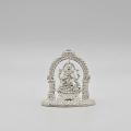 Pure silver statue- Silver solid Lakshmi  statue- 925 silver gift items- re