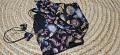 women blouse-pen kalamkari with kardhana work -black color 