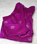 rawsilk blouse -magenta pink -custom blouse