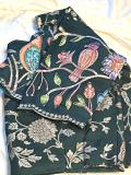 kalamkari blouse-bottle green -non padded -custom made-size 38