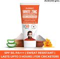 White Zinc Sunscreen 360 for Cricketers