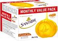 Santoor Pureglo Soap With Oil And Glycerine 375gm