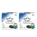 QuikTea Plain Chai Tea Latte - 40 Count (2 Boxes of 20 Each)