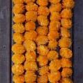 5 PC - 4.5 feet Indian Orange Marigold Garland for wedding/party decoration 5 PC - 4.5 feet Indian Orange Marigold Garland for wedding/party decoration