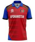 Afghanistan ODI World Cup Half Sleeves Cricket Fan Jersey - 100% Dryfit